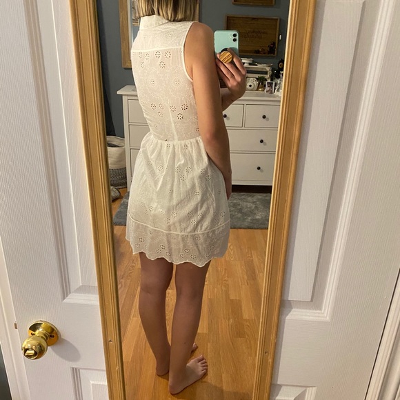 H&M | White Broderie Anglaise/Eyelet Lace Dress - Picture 4 of 5